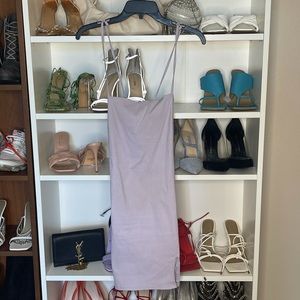 Lavender mini dress